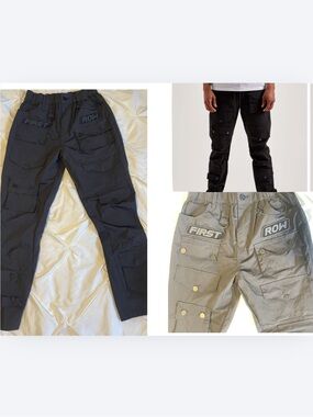 First Row Utility Cargo Pants,